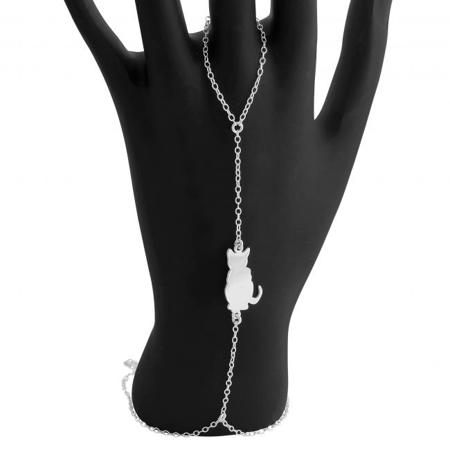 925 sterling silver bracelet Kitty Cat