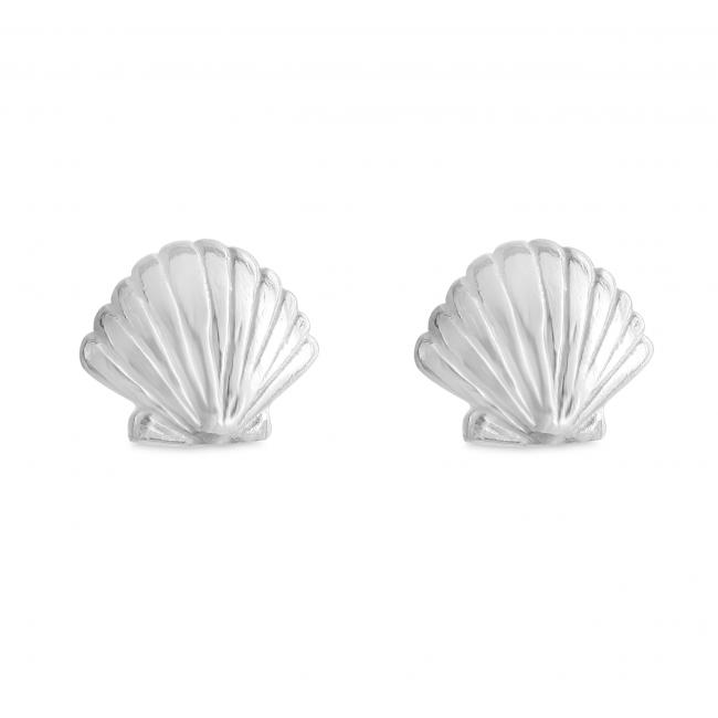 925 sterling silver earrings Cute Seashell