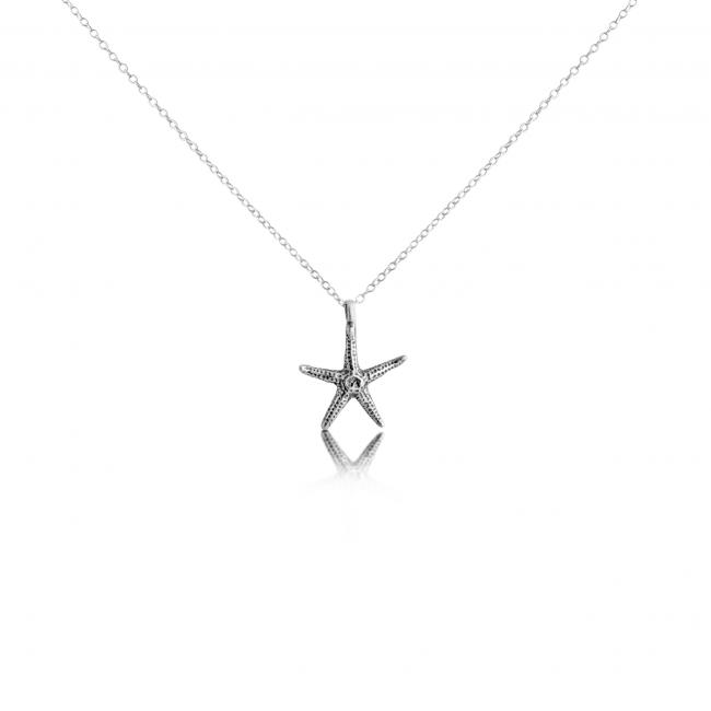 925 sterling silver necklace Starfish