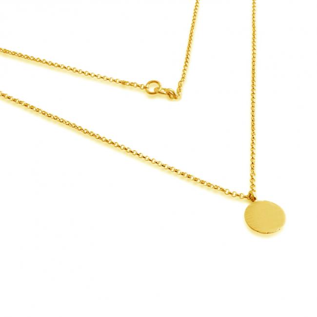 Gold plated necklace Volleyball Team Sport