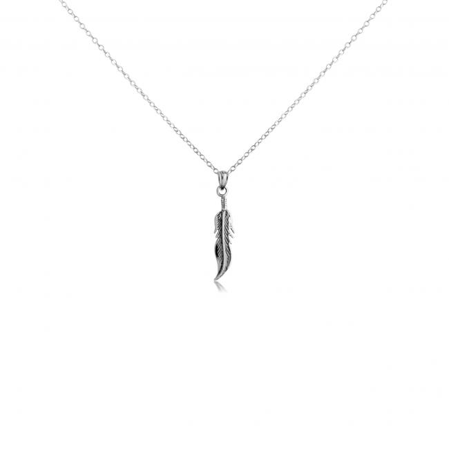 925 sterling silver necklace Little Feather