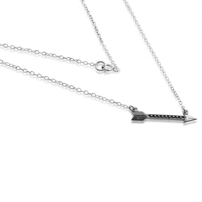 925 sterling silver necklace Archary Arrow Pocahontas Katnis Native American Style