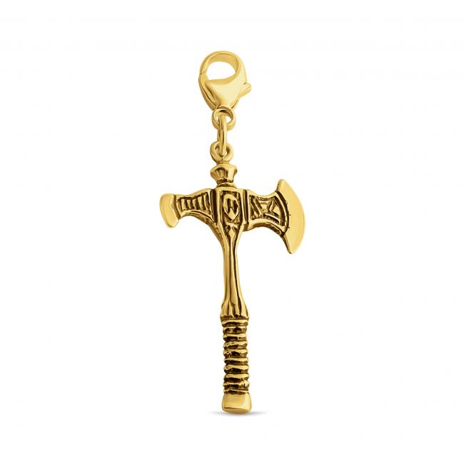 Gold plated necklace Hatchet