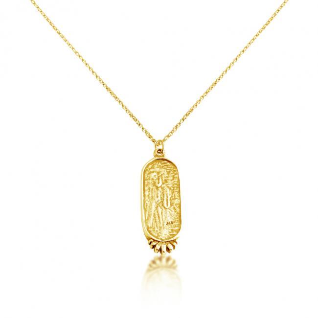 Gold plated necklace Good Luck Totem
