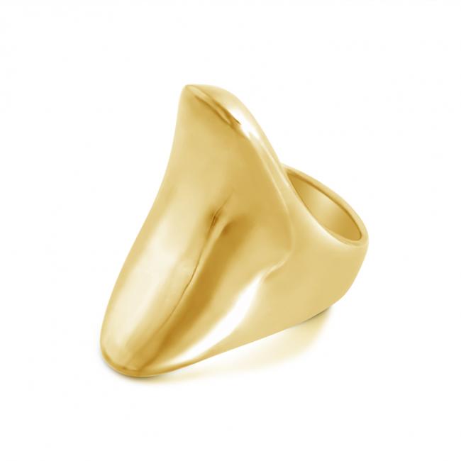 Gold plated ring Large Ring