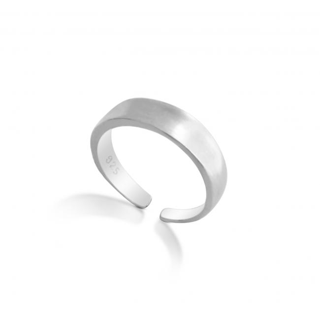 925 sterling silver ring Plain Tapered Adjustable Toe Ring