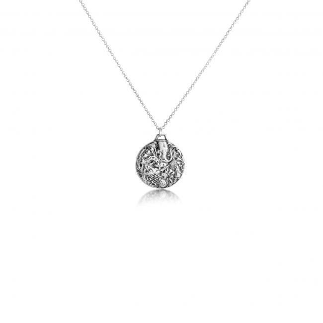 925 sterling silver necklace Good Luck Protection