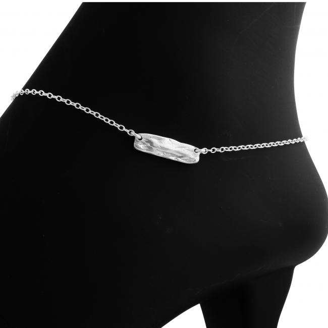 925 sterling silver anklet Bar