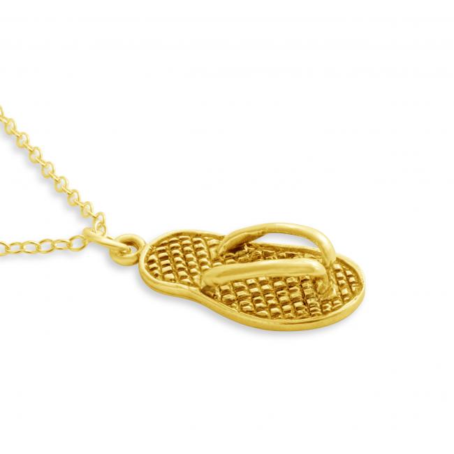 Gold plated necklace Medium Slipper