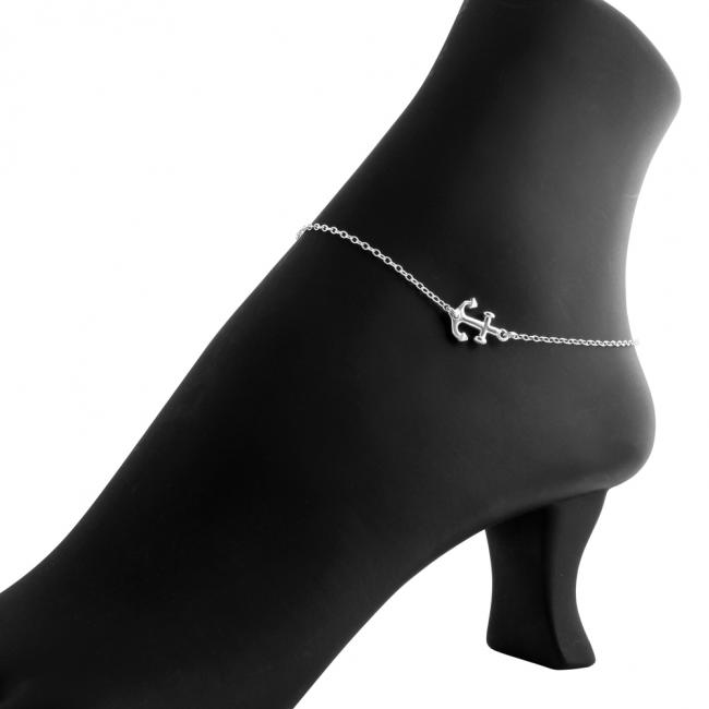 925 sterling silver anklet Anchor