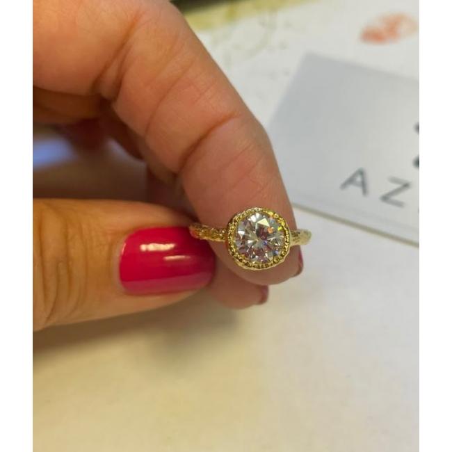 Gold plated ring Ring w/ CZ